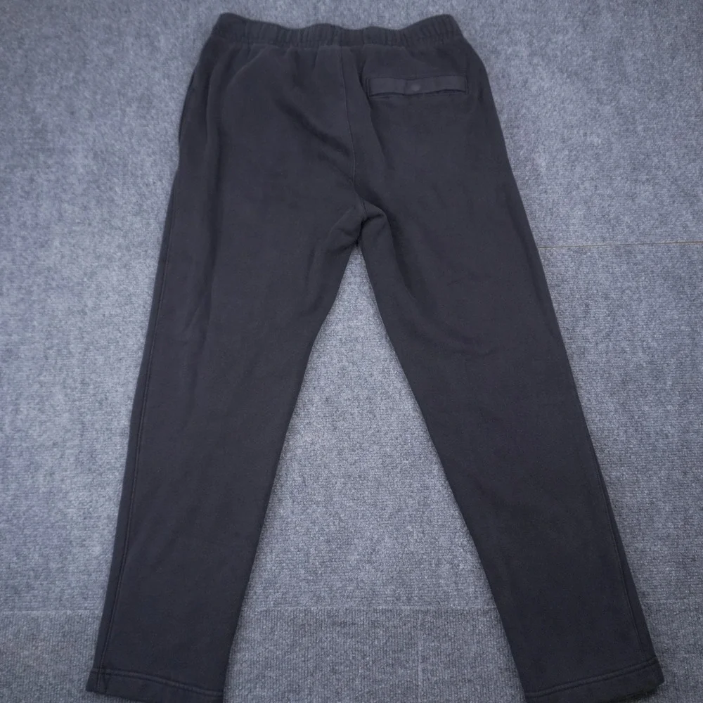 Nike Sweatpants Mens Medium Black Fleece Joggers Embroidered Logo Pockets